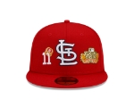 New Era St. Louis Cardinals Count the Rings World Series 5950 Fitted Cap