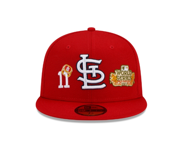 St. Louis Cardinals Bird On A Bat New Era 59Fifty On-Field Cap