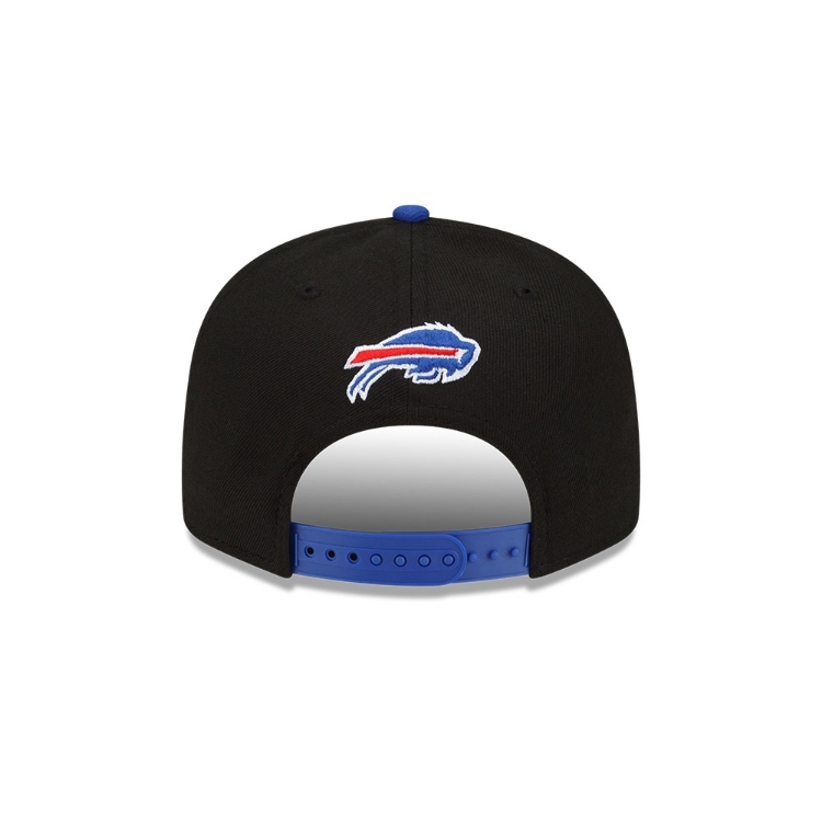 Buffalo Bills New Era Black/Royal 2022 NFL Draft 9FIFTY Snapback Hat image 6