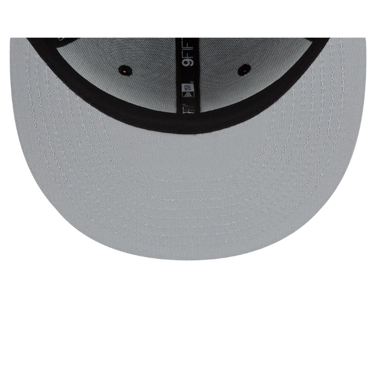 Men's Las Vegas Raiders New Era Black/Gray 2022 NFL Draft 9FIFTY Snapback Adjustable Hat image 7