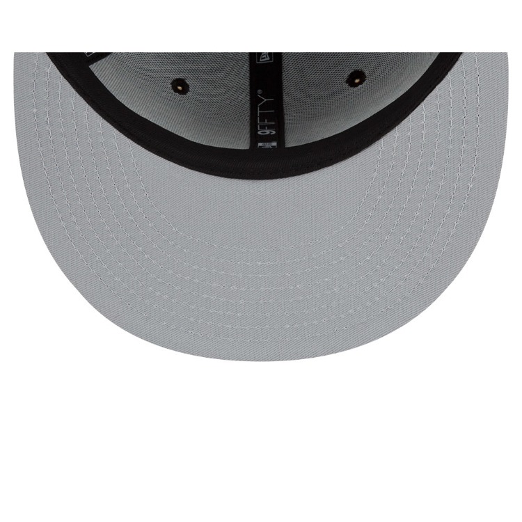 Men's New Orleans Saints New Era Black/Gold 2022 NFL Draft 9FIFTY Snapback Adjustable Hat image 6