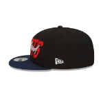 Men's New England Patriots New Era Black/Navy 2022 NFL Draft 9FIFTY Snapback Adjustable Hat
