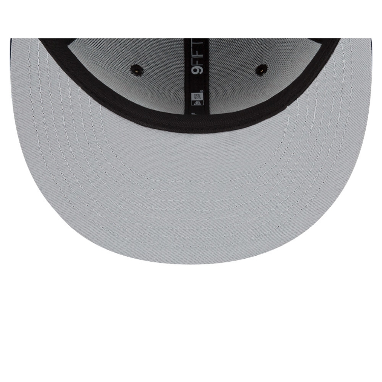 Men's New England Patriots New Era Black/Navy 2022 NFL Draft 9FIFTY Snapback Adjustable Hat image 7