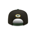 Men's Green Bay Packers New Era Black/Green 2022 NFL Draft 9FIFTY Snapback Adjustable Hat