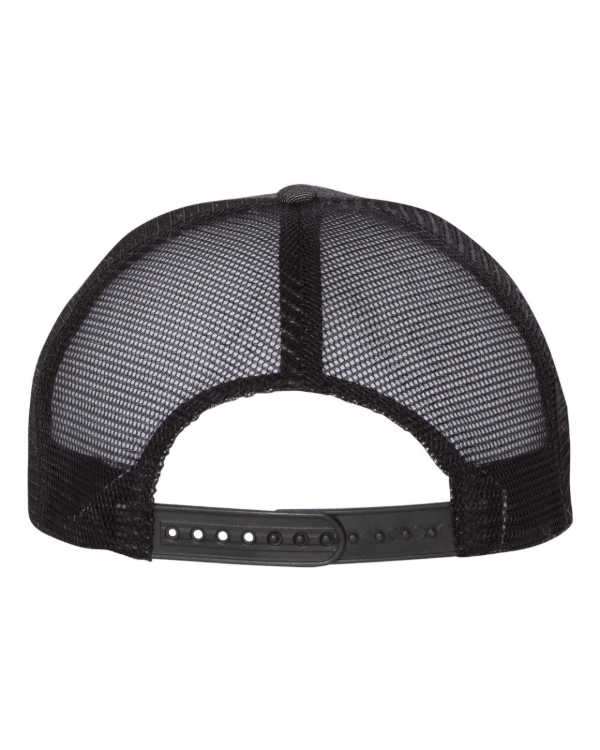 Mega Cap - Flat Bill Trucker Cap - 6997C back view