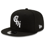 Men's Chicago White Sox New Era Black City Connect 9FIFTY Snapback Adjustable Hat