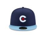 Men's Chicago Cubs New Era Navy/Light Blue 2021 City Connect 9FIFTY Snapback Adjustable Hat