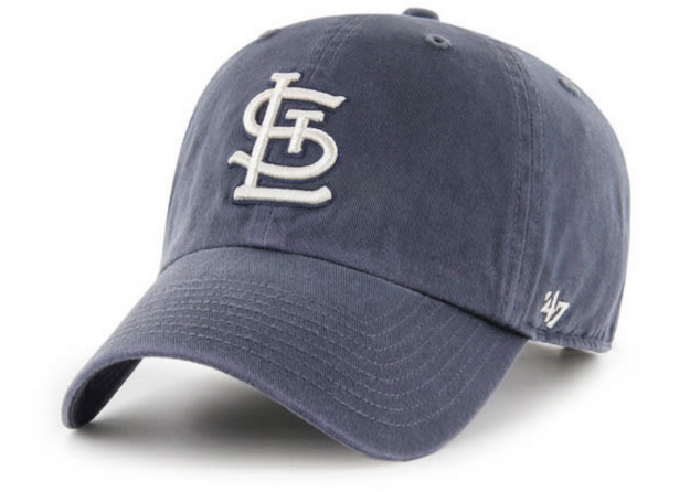 St. Louis Cardinals Vintage Navy 47 Cleanup w/ No Loop Label Adjustable Hat