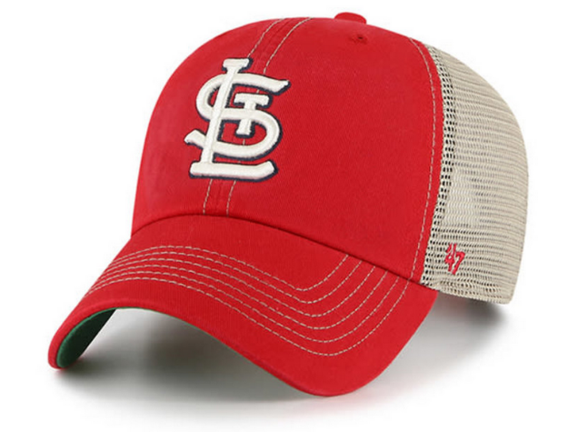 St. Louis Cardinals '47 Logo Trawler Clean Up Adjustable Hat - Red/Brown