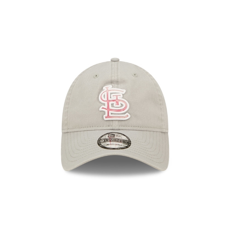 St. Louis Cardinals New Era Grey 2022 Mother's Day 9TWENTY Adjustable Hat side view