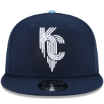 Men's Kansas City Royals New Era Navy 2022 City Connect 9FIFTY Snapback Adjustable Hat