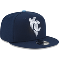 Men's Kansas City Royals New Era Navy 2022 City Connect 9FIFTY Snapback Adjustable Hat