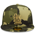 Men's St. Louis Cardinals New Era Camo 2022 Armed Forces Day On-Field 59FIFTY Fitted Hat