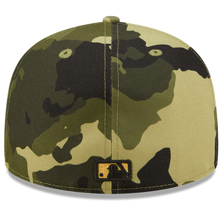 Men's St. Louis Cardinals New Era Camo 2022 Armed Forces Day On-Field 59FIFTY Fitted Hat detail view