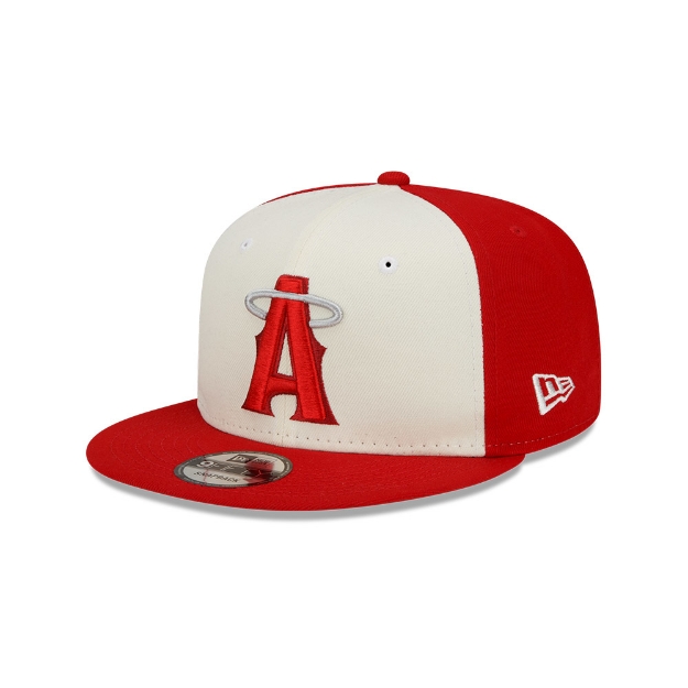 Men's Los Angeles Angels New Era Red 2022 City Connect 9FIFTY Snapback Adjustable Hat