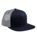 BX025 Big Accessories Surfer Trucker Flat Bill Cap