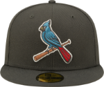 New Era St Louis Cardinals Bird Mens Grey Color Pack 59FIFTY Fitted Hat