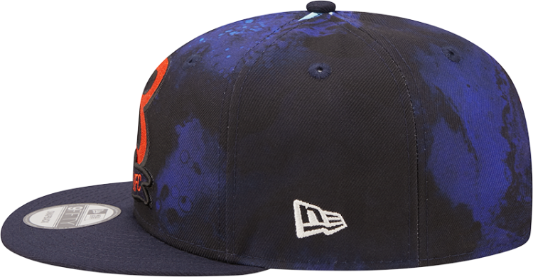 Men's Chicago Bears New Era Ink 2022 NFL Official 9FIFTY Snapback Adjustable Hat detail view