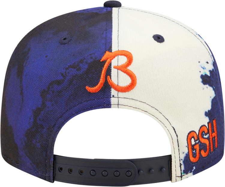 Men's Chicago Bears New Era Ink 2022 NFL Official 9FIFTY Snapback Adjustable Hat image 5