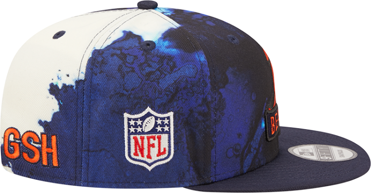 Men's Chicago Bears New Era Ink 2022 NFL Official 9FIFTY Snapback Adjustable Hat image 6