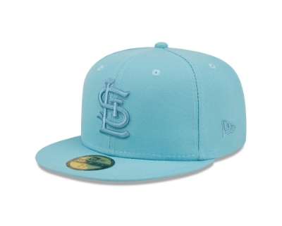 New Era St. Louis Cardinals Color Pack Blue 59FIFTY Fitted Cap front view