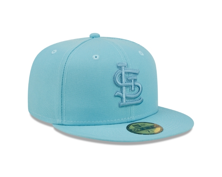 New Era St. Louis Cardinals Color Pack Blue 59FIFTY Fitted Cap side view