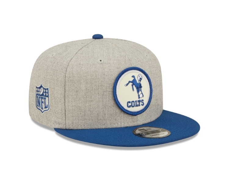 New Era Indianapolis Colts NFL 2022 Sideline Home 9FIFTY Snapback Hat side view