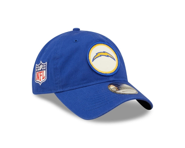 New Era San Diego Chargers NFL 2022 Sideline Home 920 Adjustable hat side view