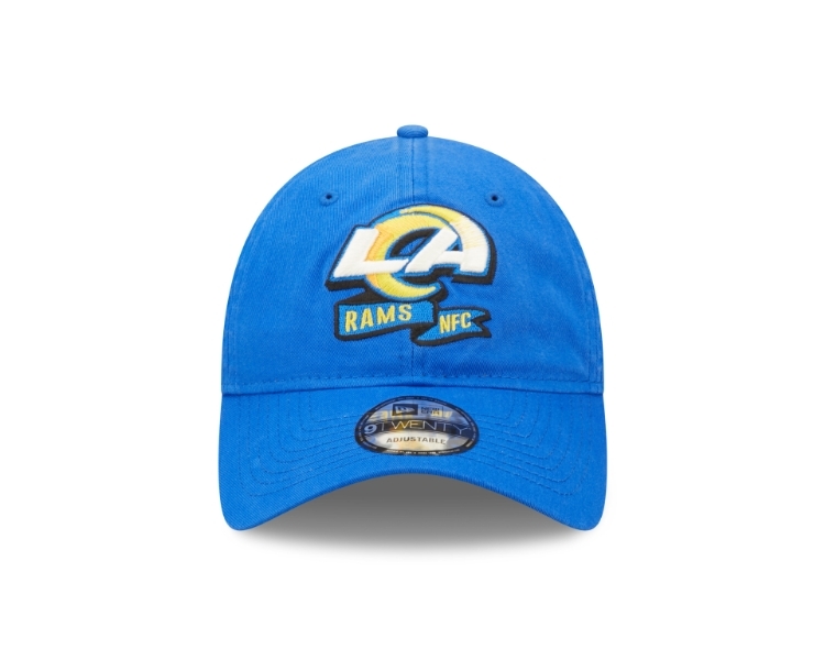 New Era Los Angeles Rams NFL 2022 Sideline Home 920 Adjustable Hat back view