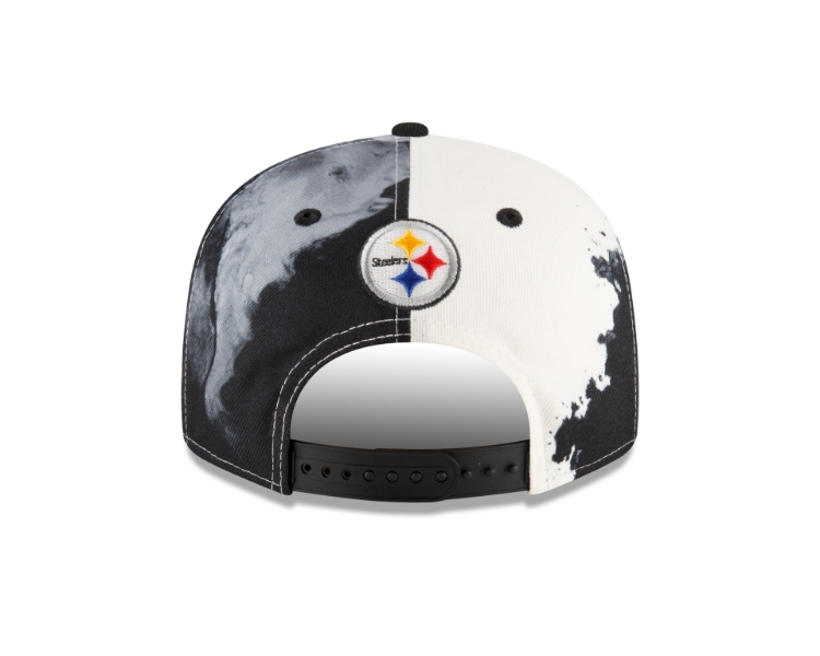 Men's Pittsburgh Steelers New Era Ink 2022 NFL Official 9FIFTY Snapback Adjustable Hat image 5