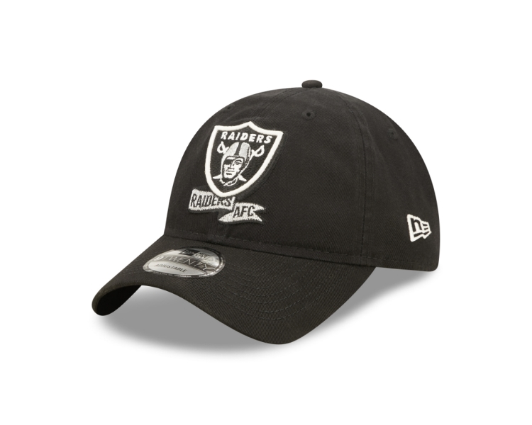 Las Vegas Raiders 2022 NFL Sideline Home 9TWENTY Adjustable Hat front view
