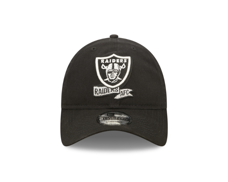 Las Vegas Raiders 2022 NFL Sideline Home 9TWENTY Adjustable Hat back view
