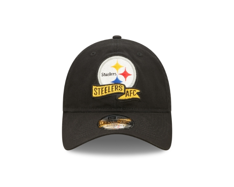 Pittsburgh Steelers 2022 NFL Sideline Home 9TWENTY Adjustable Hat back view