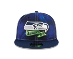 Men's Seattle Seahawks New Era Ink 2022 NFL Official 9FIFTY Snapback Adjustable Hat