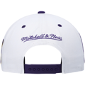 Los Angeles Lakers Mitchell & Ness Reppin Retro Snapback Hat - White