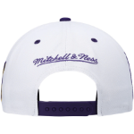 Los Angeles Lakers Mitchell & Ness Reppin Retro Snapback Hat - White