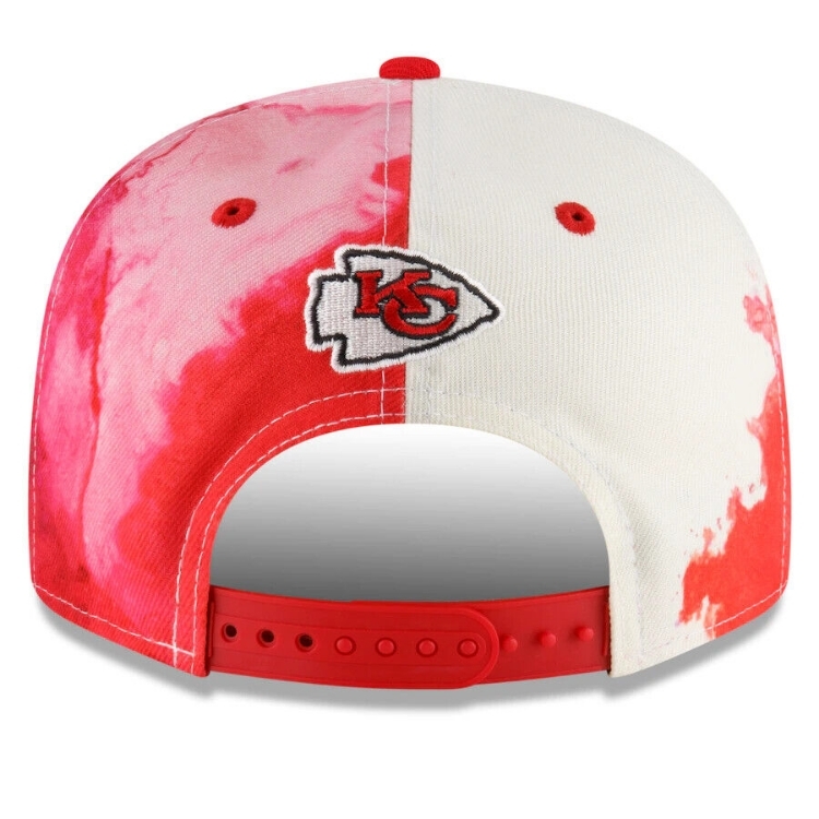 New Era Kansas City Chiefs  2022 Sideline Ink Dye 950 Snapback Hat image 5