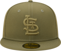 St. Louis Cardinals New Era Color Pack 5950 Fitted Cap Military Green\