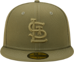 St. Louis Cardinals New Era Color Pack 5950 Fitted Cap Military Green\