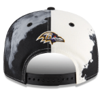 Men's Baltimore Ravens New Era 2022 Sideline 9FIFTY Ink Dye Snapback Hat