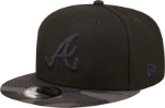 New Era Atlanta Braves Camo Black Vize Adjustable 9Fifty MLB Flat Bill Baseball Cap 950