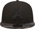 New Era Atlanta Braves Camo Black Vize Adjustable 9Fifty MLB Flat Bill Baseball Cap 950