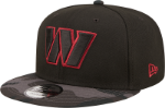 Men's Washington Commanders New Era Black Vize 9FIFTY Snapback Hat