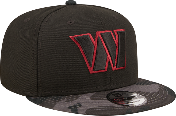 Men's Washington Commanders New Era Black Vize 9FIFTY Snapback Hat