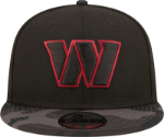 Men's Washington Commanders New Era Black Vize 9FIFTY Snapback Hat