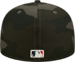 New Era St. Louis Cardinals Camo Black Vize 5950 Fitted MLB Flat Bill Baseball Cap