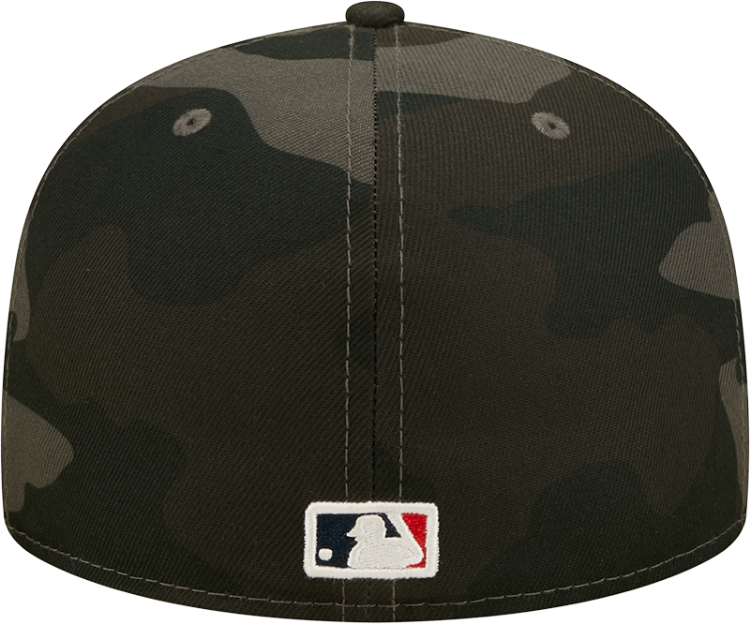 New Era St. Louis Cardinals Camo Black Vize 5950 Fitted MLB Flat Bill Baseball Cap