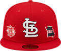 Men's St. Louis Cardinals New Era Red Identity 59FIFTY Fitted Hat