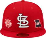 Men's St. Louis Cardinals New Era Red Identity 59FIFTY Fitted Hat