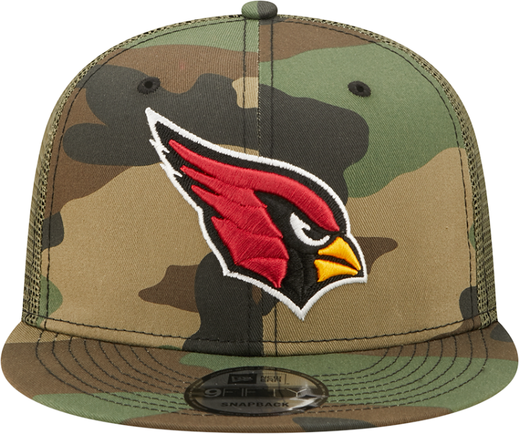 Men's Arizona Cardinals New Era Camo Trucker 9FIFTY Snapback Hat